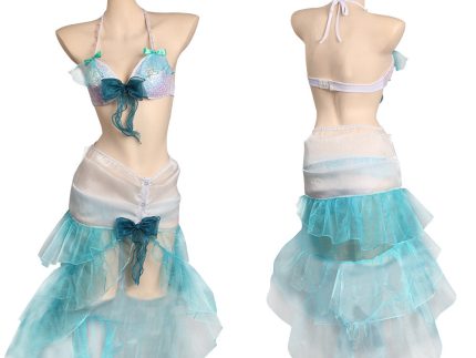 Ariel Cosplay Costume Swimsuit Outfits Halloween Carnival Party Disguise Suit