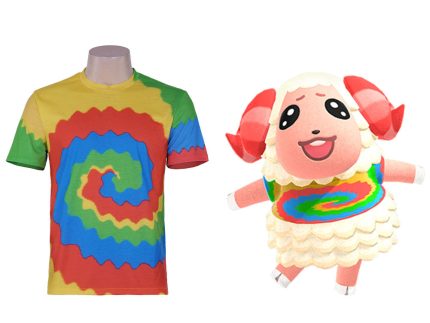 Animal Crossing: New Horizons-Dom Cosplay Costume Print T-shirt