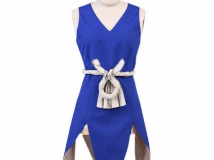 Anime Dr. Stone Kohaku Women Blue Dress Cosplay Costume Outfits Halloween Carnival Suit