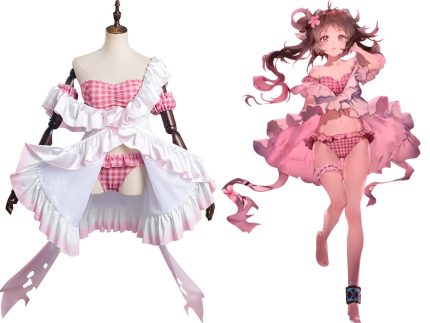 Arknights Eyjafjalla Cosplay Costume Swimwear Outfits Halloween Carnival Suit