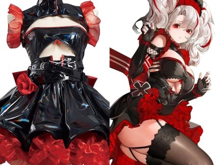 Azur Lane -Prinz Adalbert Maid Dress Halloween Carnival Suit Cosplay Costume Outfits