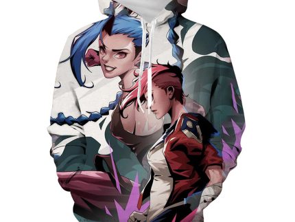 Arcane - LoL Jinx Cosplay Hoodie 3D Printed Hooded Sweatshirt Men Women  Casual Streetwear Pullover
