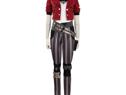 Arcane: League of Legends TV Vi The Piltover Enforcer Women Red Set Cosplay Costume Outfits Halloween Carnival Suit