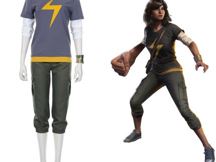 Avengers-Ms. Marvel Kamala Khan Halloween Carnival Suit Cosplay Costume Outfit