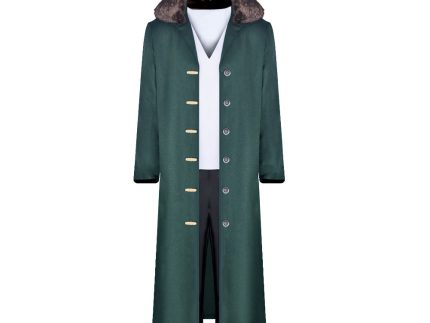 Anime One Piece Kuzan Green Suit Cosplay Costume Outfits Halloween Carnival Suit