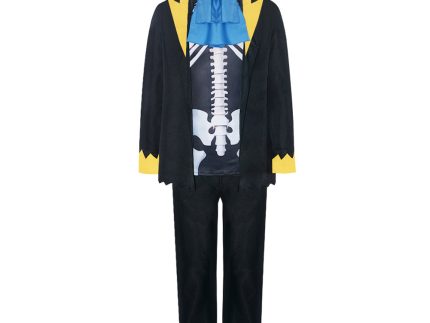 Anime One Piece Blueno Black Suit Cosplay Costume Outfits Halloween Carnival Suit