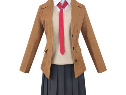 Anime Seishun Buta Yarou Series Sakurajima Mai Skirt Outfit Cosplay Costume School Uniform