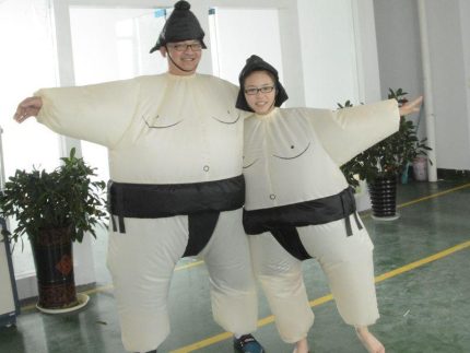 Adult Size Inflatable Costume Sumo Sumou Wrestler Costume