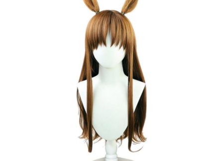 Anime Uma Musume Pretty Derby Grass Wonder Cosplay Wig Heat Resistant Synthetic Hair Carnival Halloween Party Props