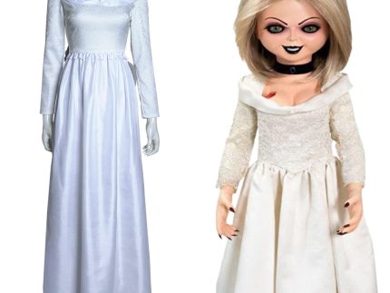 Bride of Chucky Tiffany Halloween Carnival Suit Cosplay Costume Long Dress Outfits