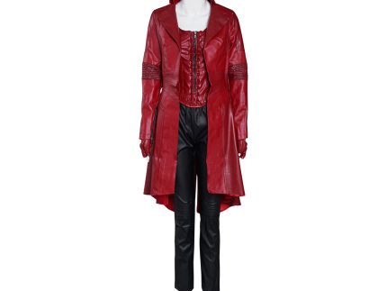 Captain America Civil War Avengers Scarlet Witch Wanda Outfit Cosplay Costume