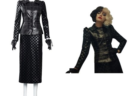 Cruella  Cruella de Vil Halloween Carnival Suit Cosplay Costumes Outfits