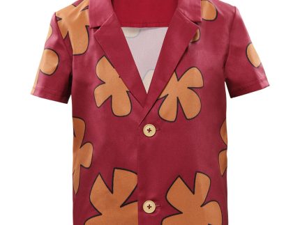 Chip ‘n‘ Dale: Rescue Rangers Dale Halloween Carnival Suit Cosplay Costume Kids Children Shirt  Outfits