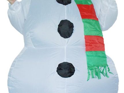 Christmas Gift Kids Snowman Inflatable Blow up Costume 47 to 59
