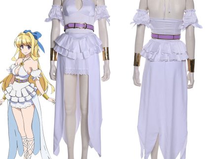 Cautious Hero: The Hero Is Overpowered but Overly Cautious Goddess Lisita Outfit Costume Cosplay