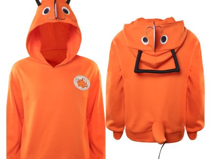 Chainsaw Man Pochita Hoodies Cosplay Costume Coat Halloween Carnival Suit