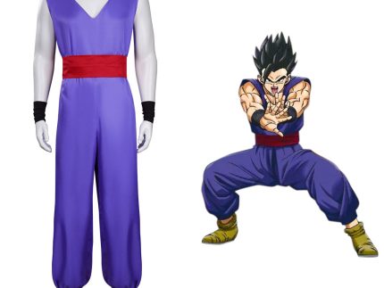 Dragon Ball Super : Super Hero Son Gohan Halloween Carnival Suit Cosplay Costume Outfits