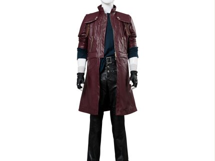 Devil May Cry V DMC5 Dante Aged Outfit Leather Cosplay Costume