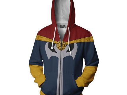 Doctor Strange Cosplay Hoodie 3D Printed Hooded Sweatshirt Casual Streetwear Zip Up Jacket Coat