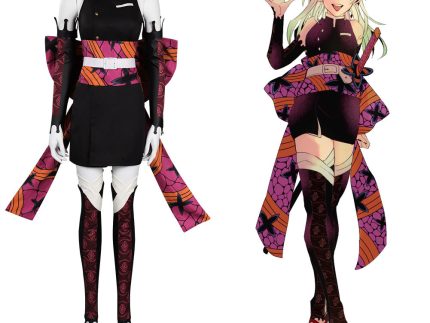 Demon Slayer Kimetsu no Yaiba Daki Halloween Carnival Suit Cosplay Costume Kimono Outfits