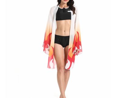 Demon Slayer Kimetsu no Yaiba Rengoku Kyoujurou Bikini Beach Swimsuit Set