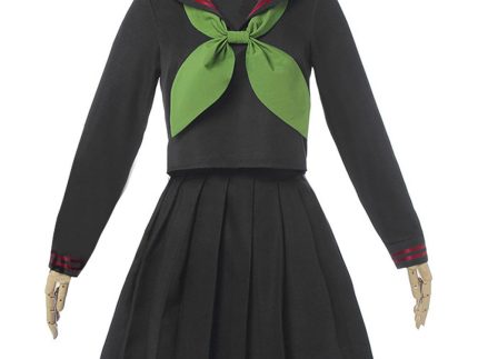 Demon Slayer Nezuko Kamado Sailor Uniform Female Girls Cosplay Costume