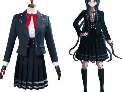 Danganronpa V3 Shirogane Tsumugi Halloween Carnival Costume Cosplay Costume School Uniform Skirts Outfit
