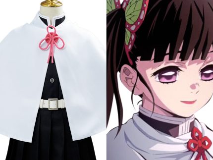 Demon Slayer Tsuyuri Kanawo Cosplay Costume Kids Children Uniform Outfit Halloween Carnival Suit