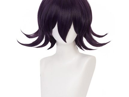 Danganronpa V3: Killing Harmony Kokichi Oma Carnival Halloween Party Props Cosplay Wig Heat Resistant Synthetic Hair