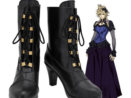 Final Fantasy VII Remake Cloud Strife Boots Halloween Costumes Accessory Cosplay Shoes
