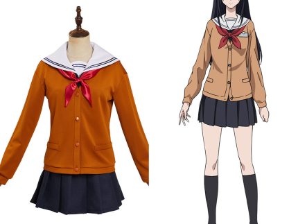 Friend Game Shiho Sawaragi Cosplay Costume School Uniform Dress Outfits Halloween Carnival Suit