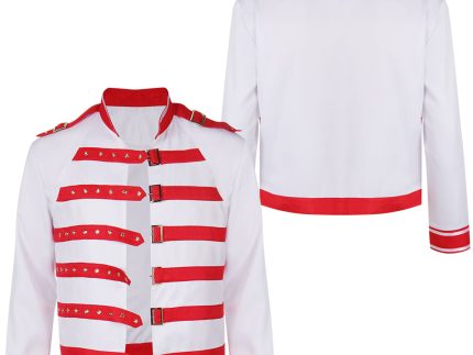 Freddie Mercury: The King of Queen Freddie Mercury Queen Cosplay Costume Halloween Carnival Suit