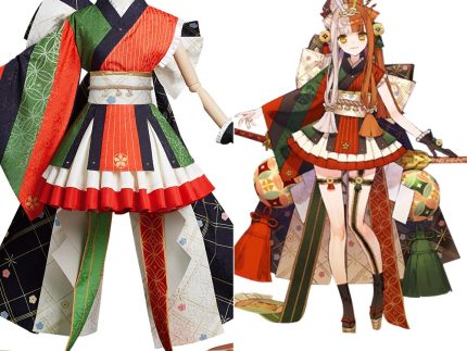 Fate/Grand Order Izumo no Okuni Halloween Carnival Suit Cosplay Costume Outfits