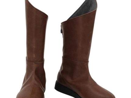 Game Baldur's Gate Shadowheart Cosplay Shoes Brown Boots Halloween Costumes Accessory Custom Made