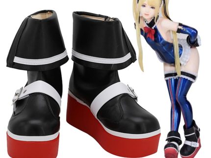 Game Dead or Alive 5 Marie Rose Anime Party Boots Cosplay Shoes