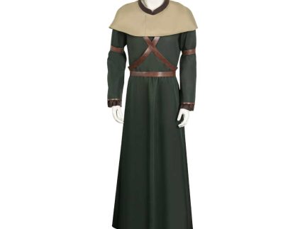Game Dragon's Dogma Mage Black Suit Cosplay Costume Outfits Halloween Carnival Suit