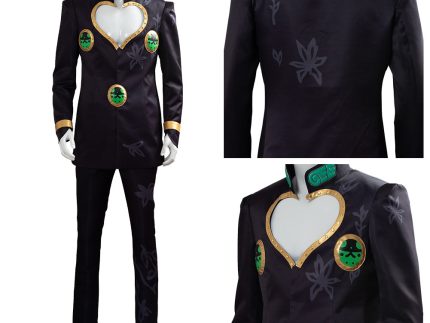 Giorno Giovanna JoJos Bizarre Adventure Golden Wind Final Episode Gang Boss Outfit Cosplay Costume