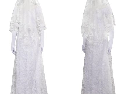 Ghost House Ghost Bride Cosplay Costume Outfits Halloween Carnival Party Suit