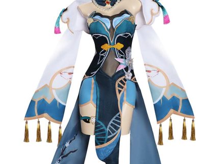 Game Honkai: Star Rail Ruan Mei Women Blue Dress Outfit Cosplay Costume Outfits Halloween Carnival Suit