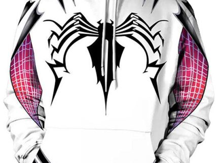 Girls Hoodie Spider-Gwen Gwen Stacy 3D Pullover Sweatshirt