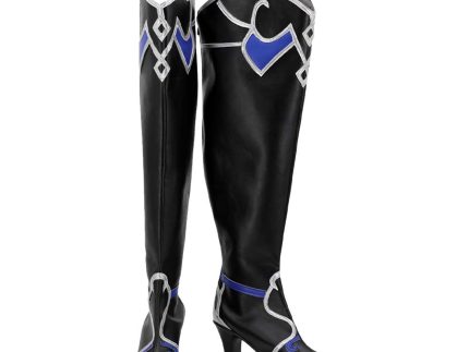Game Honkai: Star Rail Jingliu Women Black Cosplay Shoes Boots Halloween Costumes Accessory Custom Made