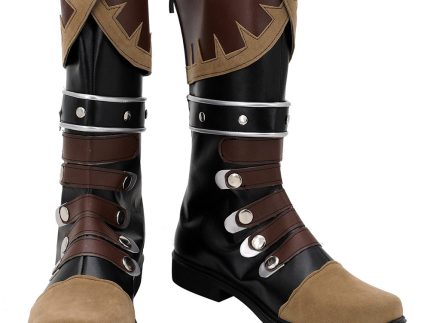 Genshin Impact Diluc Ragnvindr Cosplay Shoes Boots Halloween Costumes Accessory Custom Made