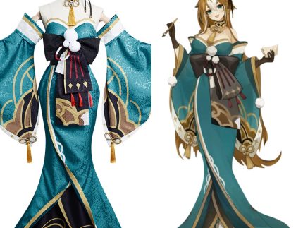 Genshin Impact Ms Hina/Gorou Halloween Carnival Suit Cosplay Costume Outfits