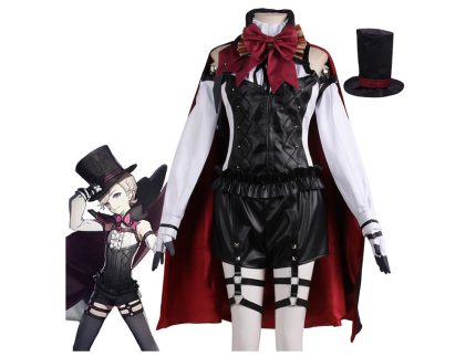 Genshin Impact Lyney Cosplay Costume Outfits Halloween Carnival Suit