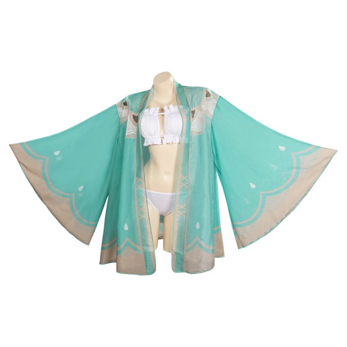 Genshin Impact  Venti/Barbatos Halloween Carnival Suit Cosplay Costume Swimwear Cloak Outfits