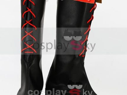 Gintama Kagura High-heeled Boots Cosplay Shoes