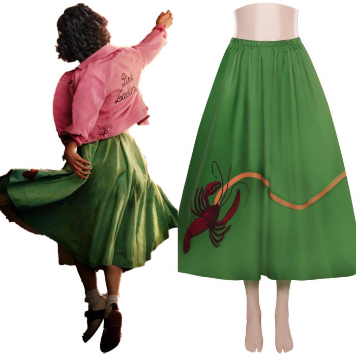 Grease: Rydell High Cheerleader Marisa Cosplay Costume Skirt Halloween Carnival Party Disguise Suit