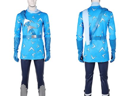 Game Suicide Squad: Kill the Justice League Captain Boomerang Blue Set With Hat Cosplay Costume