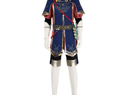 Game The Legend of Zelda: Tears of the Kingdom Link Blue Suit Cosplay Costume Outfits Halloween Carnival Suit
