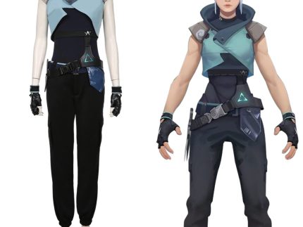 Game Valorant Jett Cosplay Costume Halloween Jumpsuit Outfits